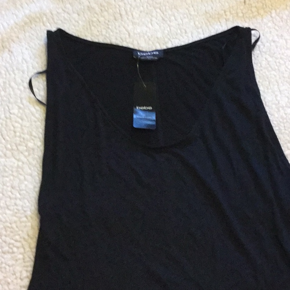 Black tank top